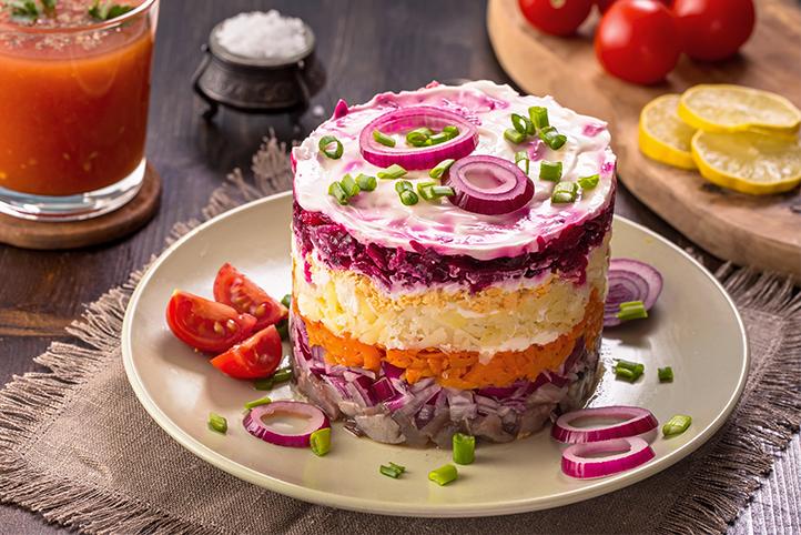 Layered Herring Salad