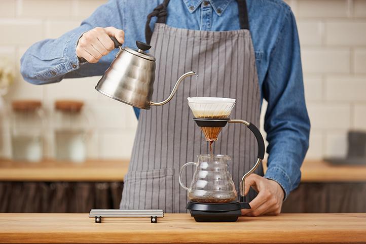 طريقة التخمير بالإضافة Gooseneck Kettle
