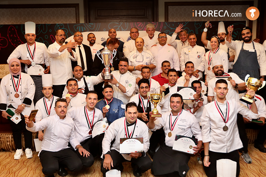 الفائزون من منافسات صالون ٢٠٢٢ Egyptian chefs association salon